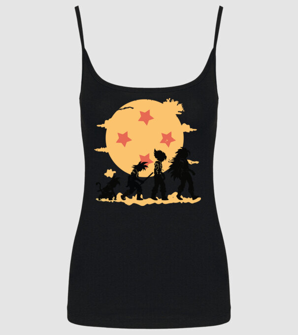 dragonball evolution model negru pe tricou