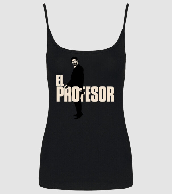 el professor la casa de papel model negru pe tricou