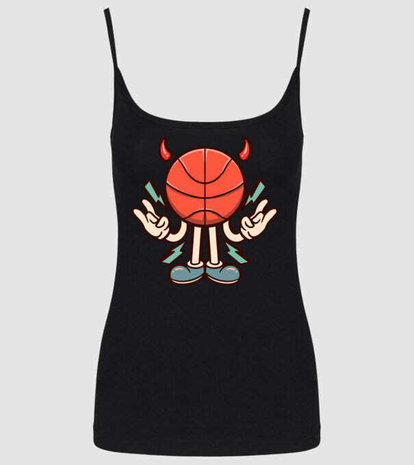 Evil basketball model negru pe tricou