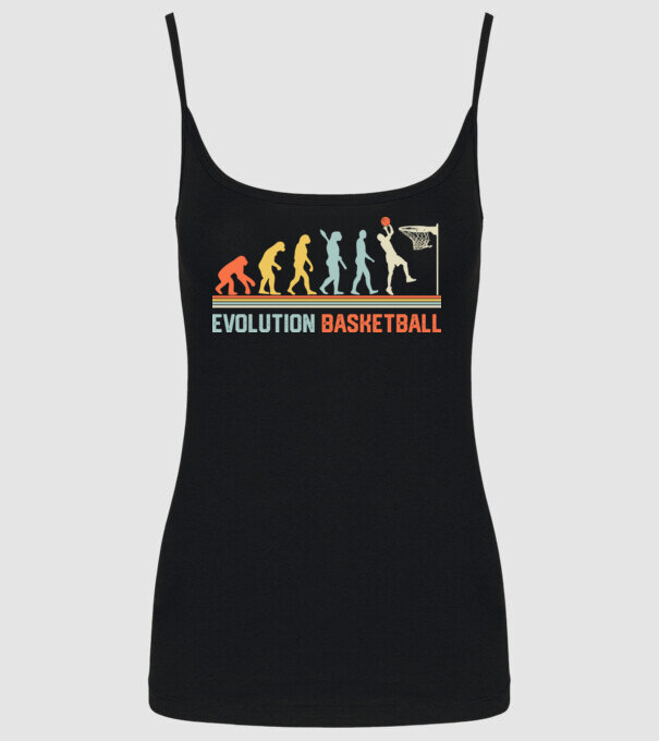 Evolution basketball model negru pe tricou