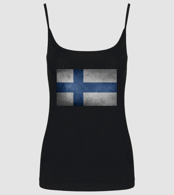 FINLAND model negru pe tricou