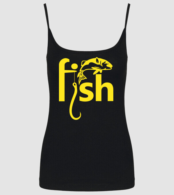 Fish model negru pe tricou
