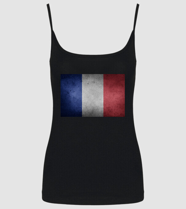 FRANCE model negru pe tricou