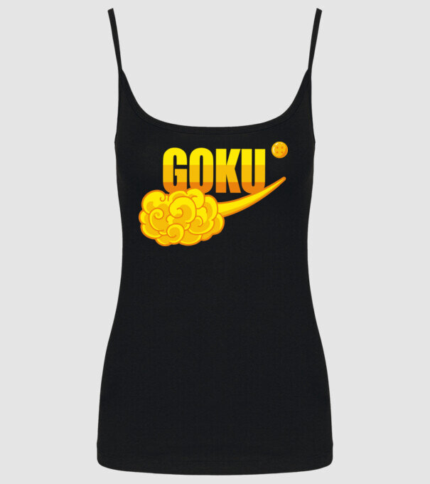 goku cloud model negru pe tricou