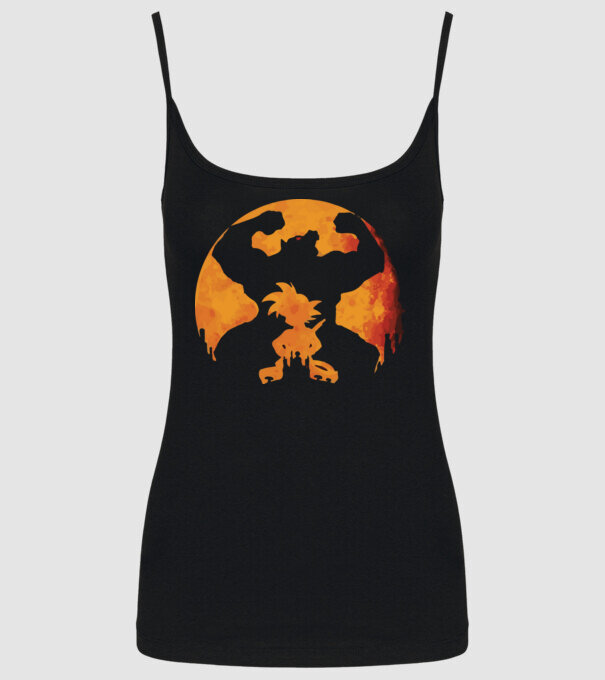 goku sunset model negru pe tricou