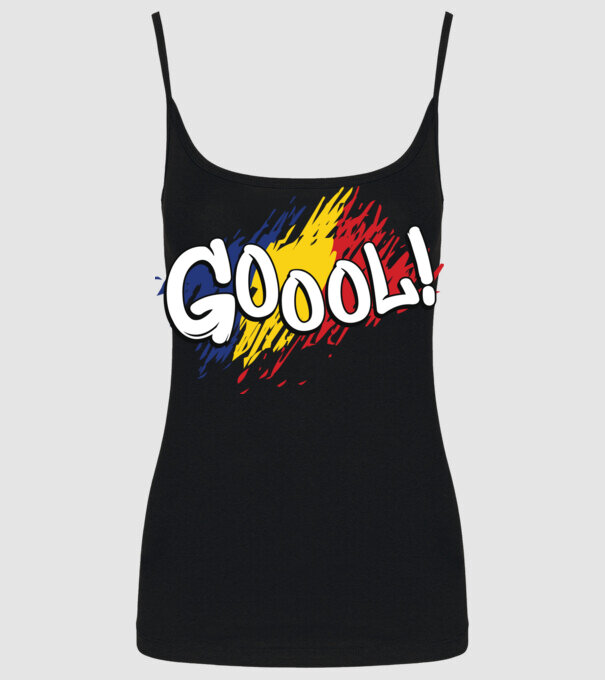 GOOOL model negru pe tricou