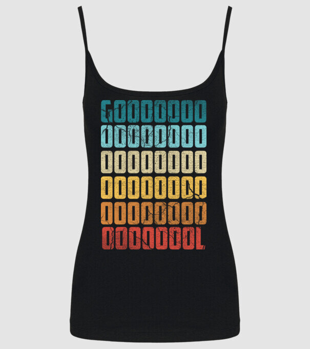 GOOOL retro model negru pe tricou