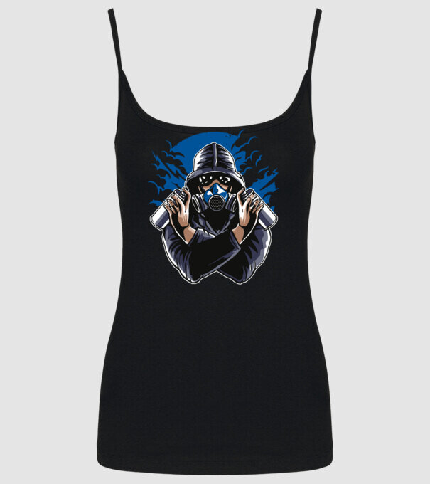 Graffiti model negru pe tricou