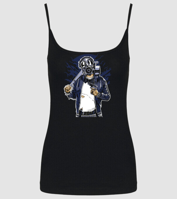 Graffiti model negru pe tricou