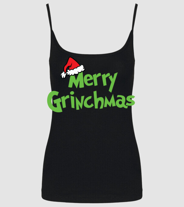 Grinchmas model negru pe tricou