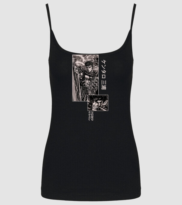Guts Berserk model negru pe tricou