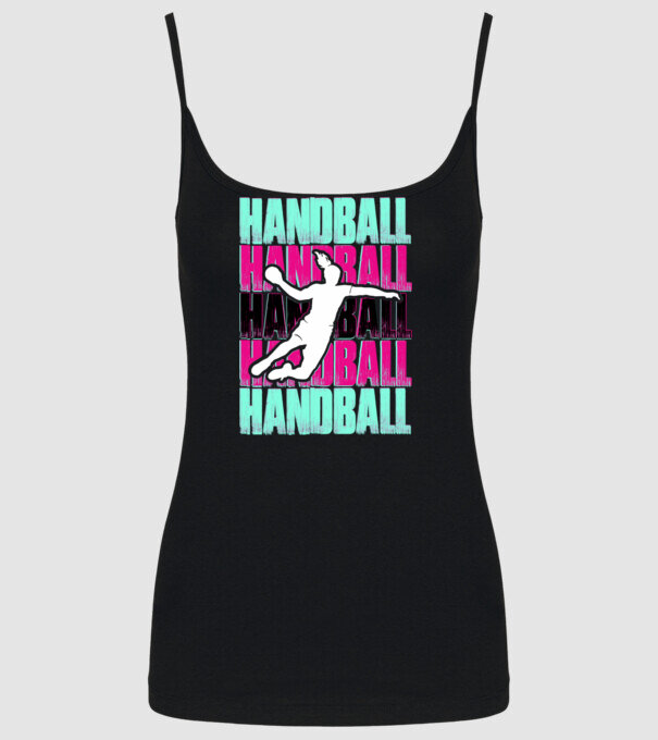 handball model negru pe tricou