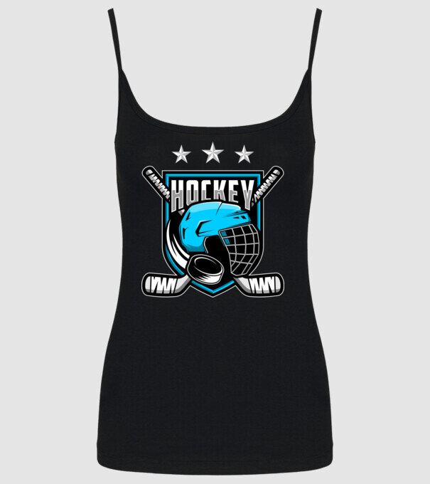 Hockey model negru pe tricou