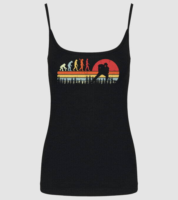 Hockey evolution model negru pe tricou