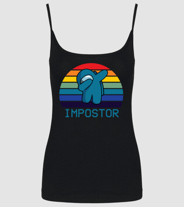 Impostor model negru pe tricou