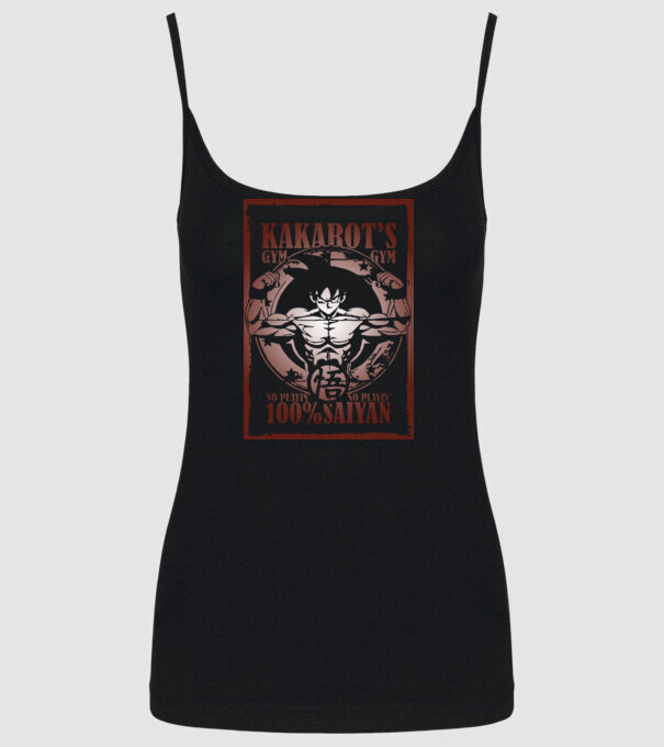 kakarots gym dragonball model negru pe tricou