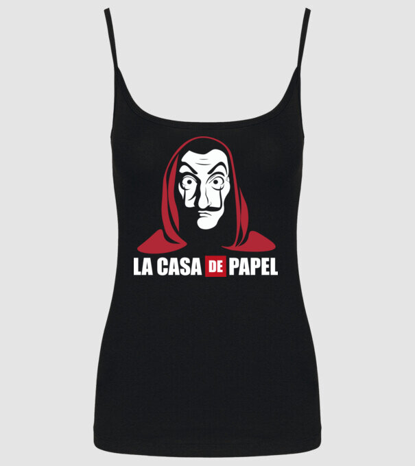 la cas de papel logo model negru pe tricou