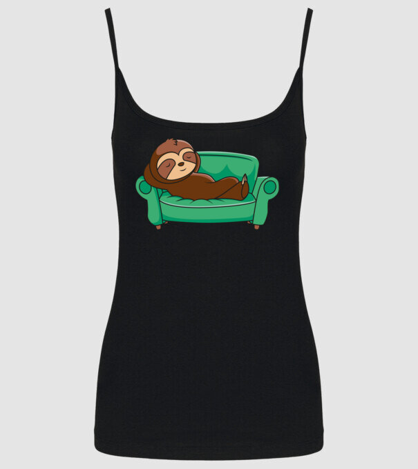 Leneș model negru pe tricou