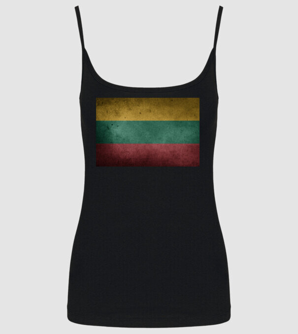 LITHUANIA model negru pe tricou