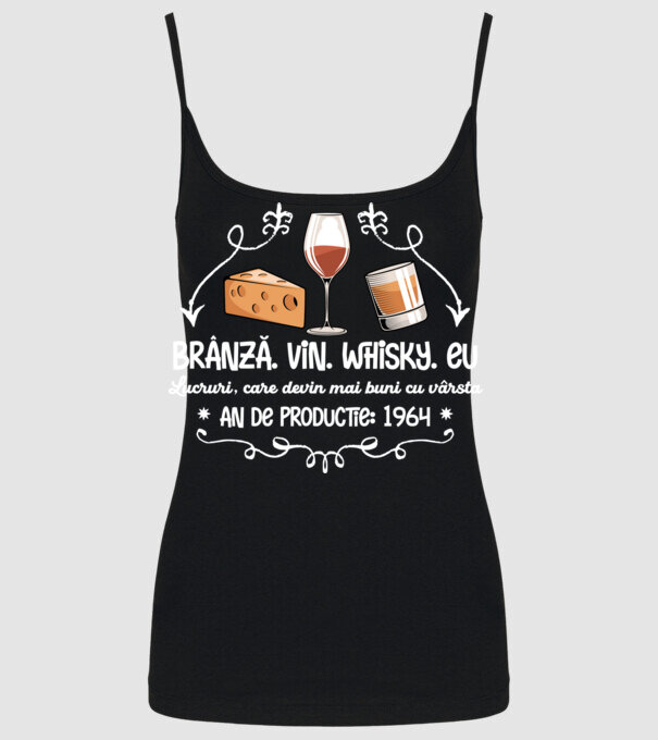 Lucruri, care devin mai buni cu vârsta 1964 60 de ani model negru pe tricou