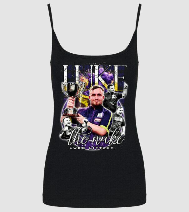 Luke the nuke model negru pe tricou