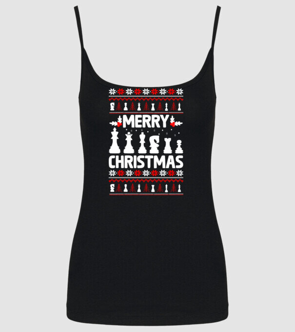 merry chessmass 2 model negru pe tricou