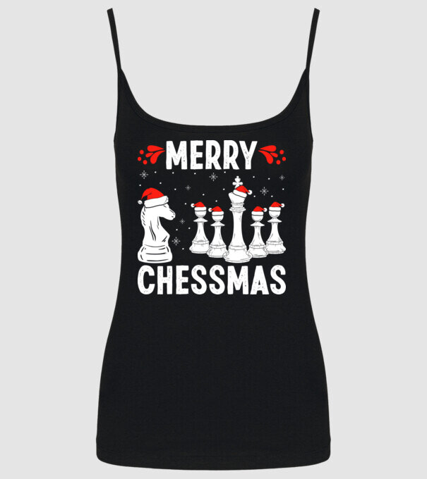merry chessmass model negru pe tricou