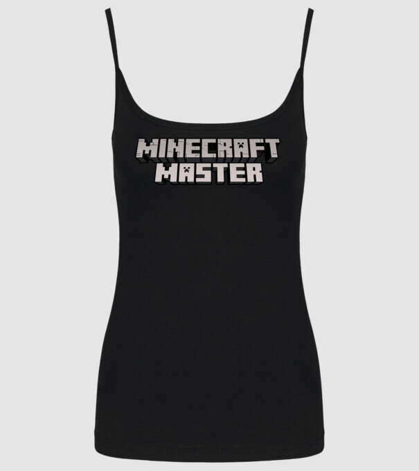 Minecraft Master model negru pe tricou