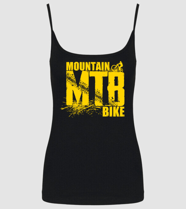 MTB model negru pe tricou