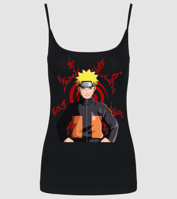 NARUTO model negru pe tricou
