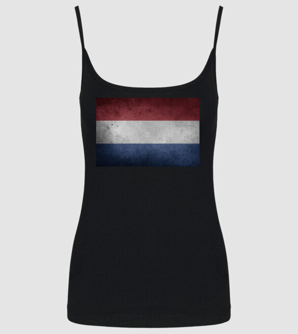 NETHERLANDS model negru pe tricou