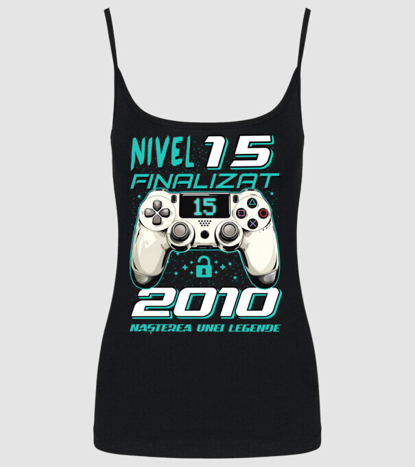 Nivel finalizat 15 2010 model negru pe tricou