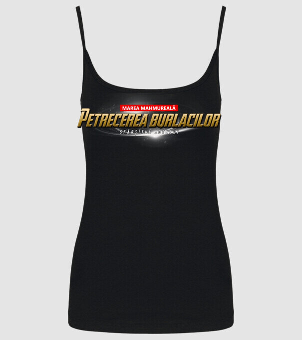 Petrecere de burlac Sfârșitul jocului model negru pe tricou
