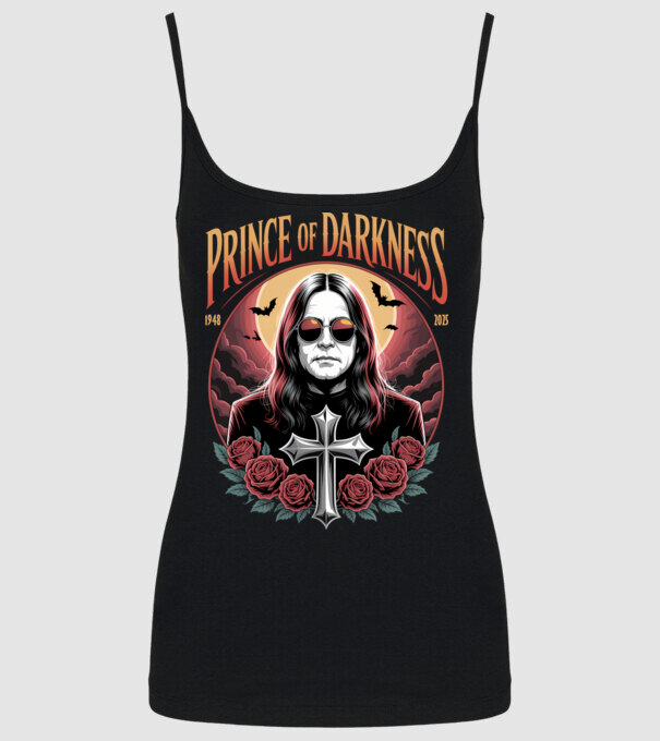 Prince of Darkness model negru pe tricou