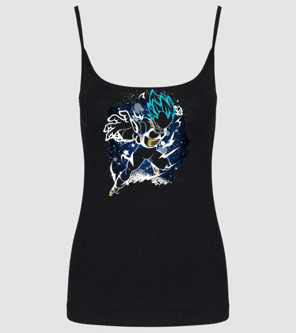 prince vegeta dragonball model negru pe tricou