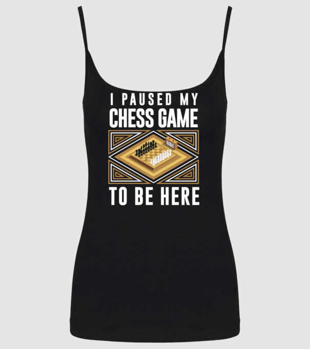Pused my chess game model negru pe tricou