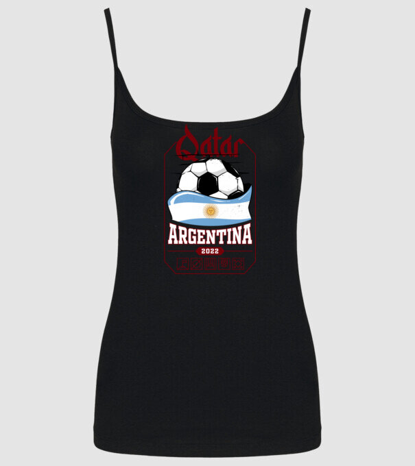 Qatar teams Argentina model negru pe tricou