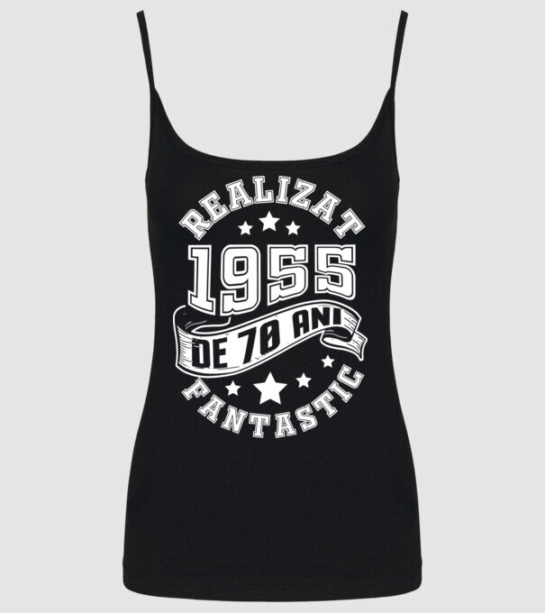 Realizat de fantastic - 1955 model negru pe tricou