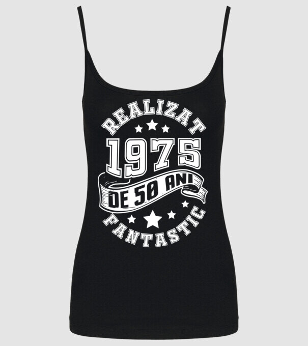 Realizat de fantastic - 1975 model negru pe tricou