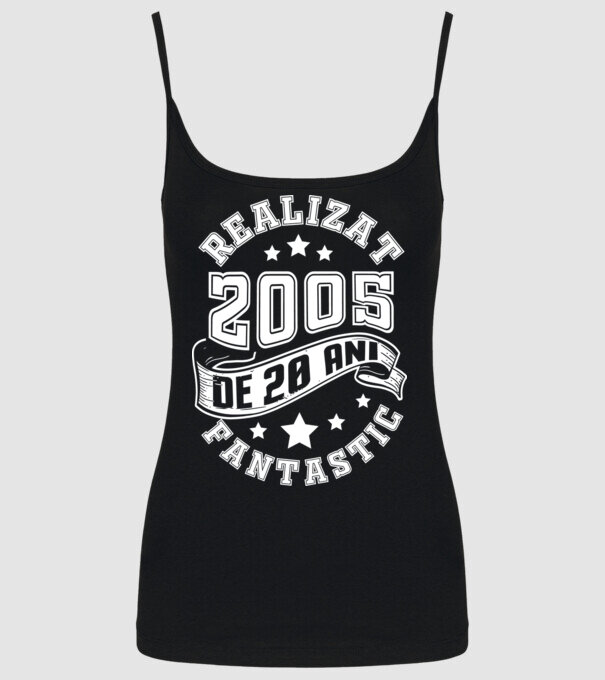 Realizat de fantastic - 2005 model negru pe tricou