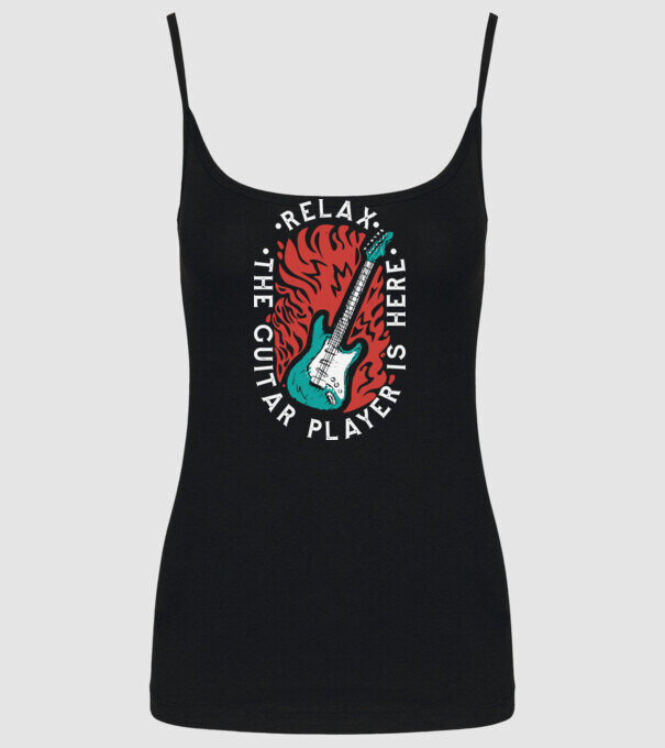 Relax model negru pe tricou