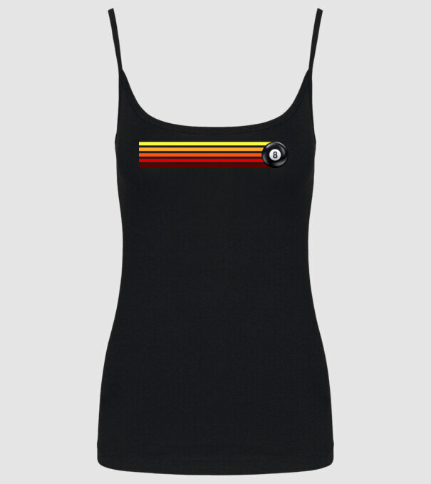 Retro - Vintage 8 ball 2 model negru pe tricou