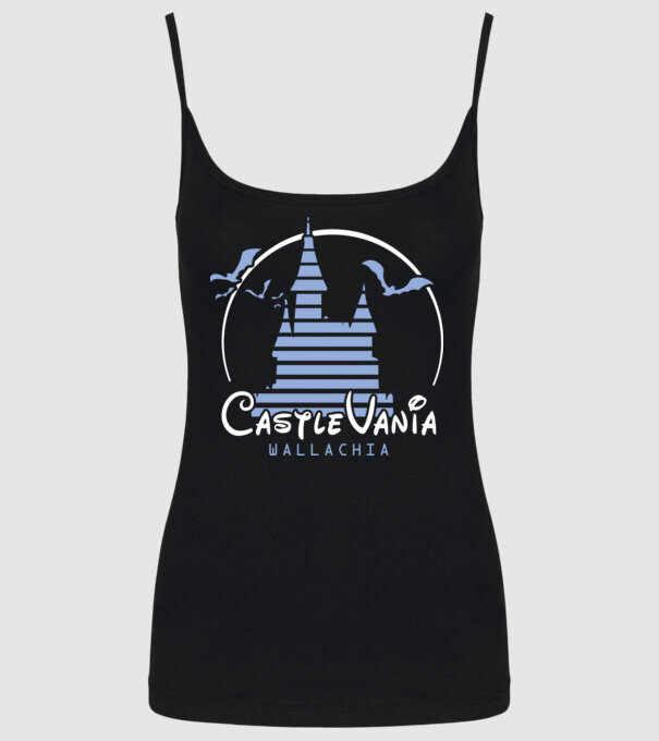 România CastleVania model negru pe tricou