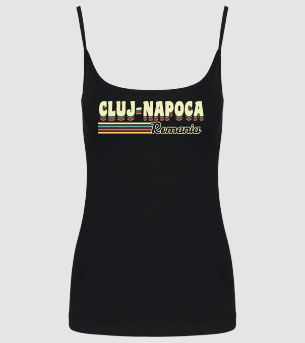 România Cluj-Napoca model negru pe tricou