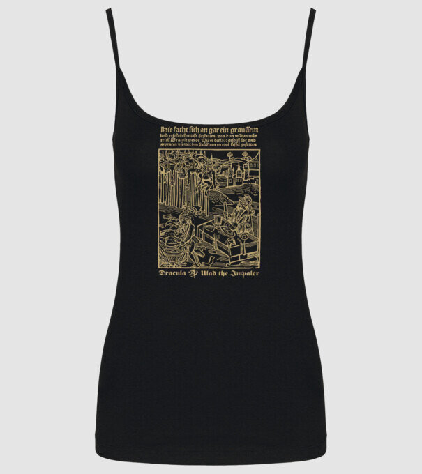 România Dracula model negru pe tricou