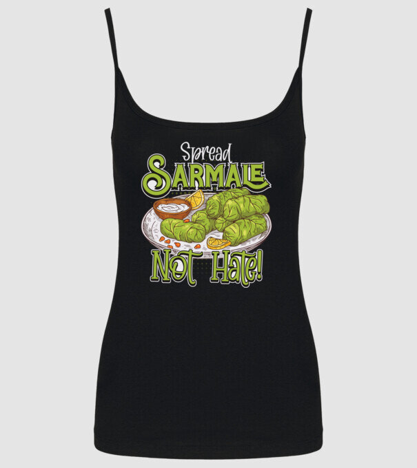 România Sarmale model negru pe tricou