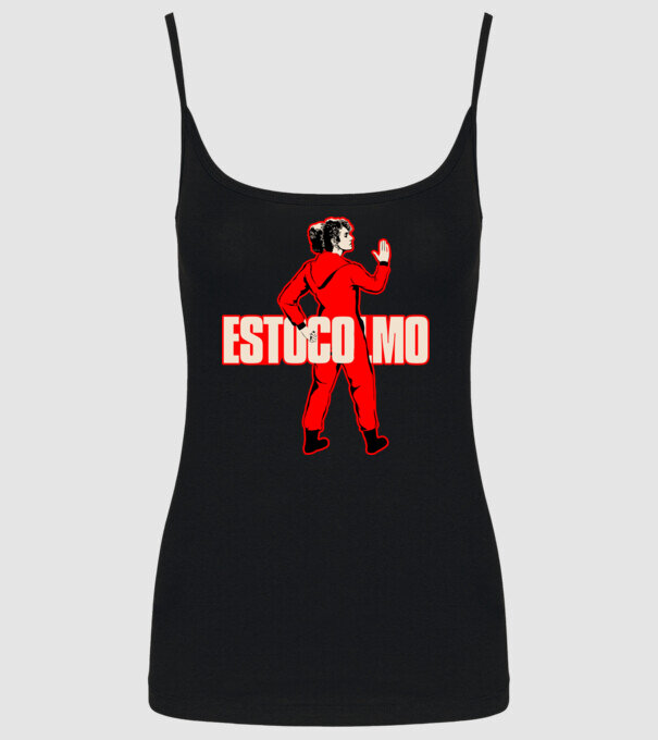 stockholm la casa de papel model negru pe tricou