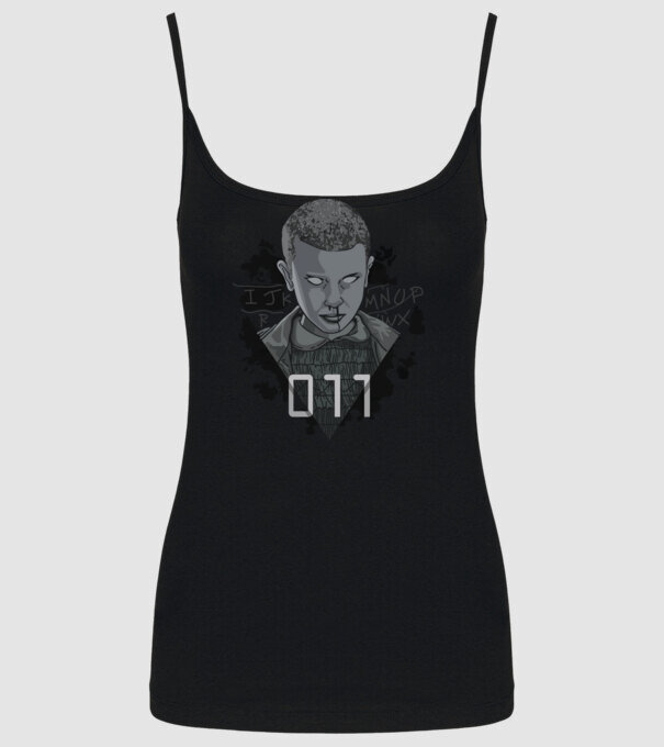 Stranger Things model negru pe tricou