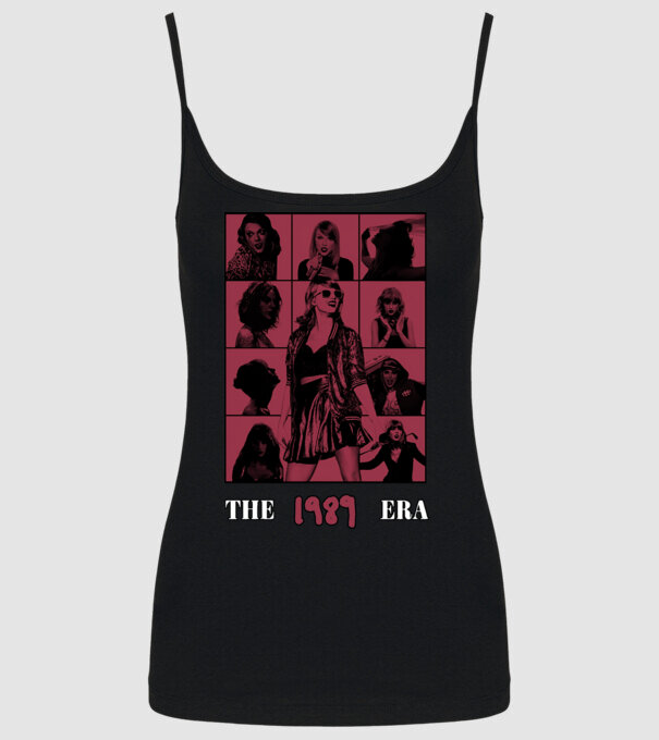 Taylor Swift ERAS red model negru pe tricou