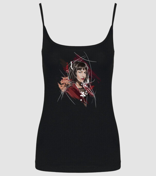 tokyo poster model negru pe tricou